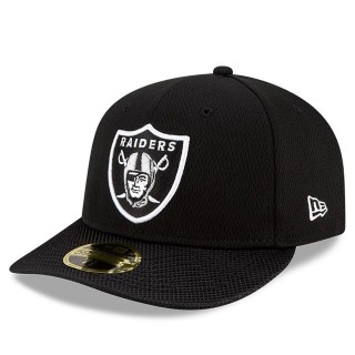 Las Vegas Raiders Black 2021 NFL Sideline Road Low Profile 59FIFTY Hat