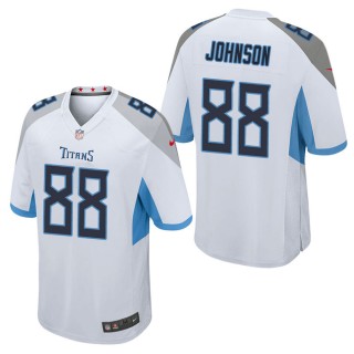 Men's Tennessee Titans Marcus Johnson White Game Jersey