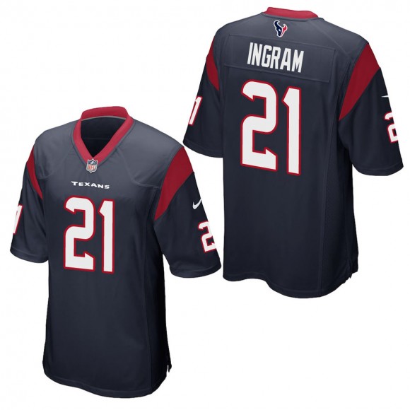 Men's Houston Texans Mark Ingram Navy Game Jersey