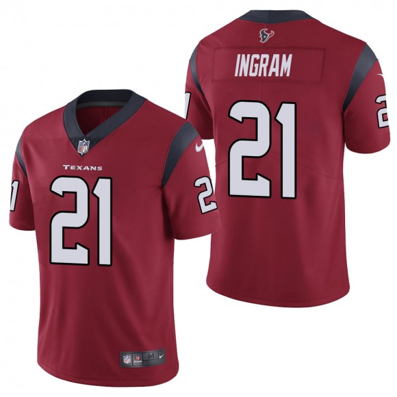 Men's Houston Texans Mark Ingram Red Vapor Limited Jersey