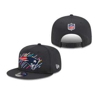 Patriots Charcoal 2021 NFL Crucial Catch 9FIFTY Snapback Adjustable Hat