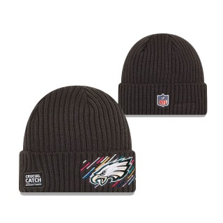 Eagles Charcoal 2021 NFL Crucial Catch Knit Hat