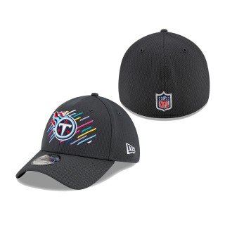Titans Charcoal 2021 NFL Crucial Catch 39THIRTY Flex Hat
