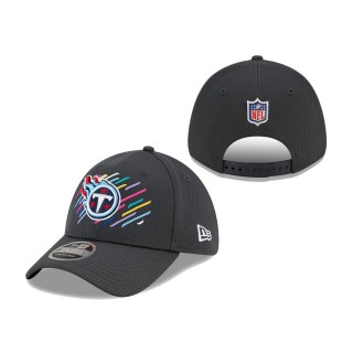 Titans Charcoal 2021 NFL Crucial Catch 9FORTY Adjustable Hat