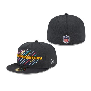 Washington Football Team Charcoal 2021 NFL Crucial Catch 59FIFTY Fitted Hat