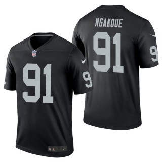 Men's Las Vegas Raiders Yannick Ngakoue Black Legend Jersey