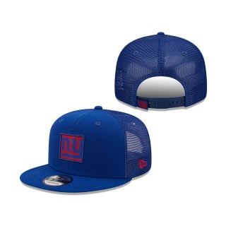New York Giants New Era Royal Gridlock Trucker 9FIFTY Snapback Hat
