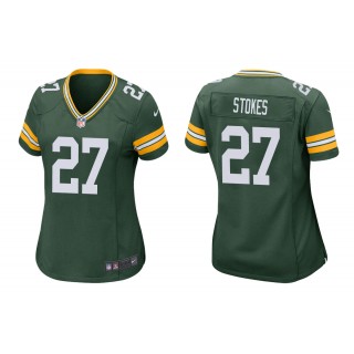 Women's Eric Stokes Green Bay Packers Green 2021 NFL Draft Jersey