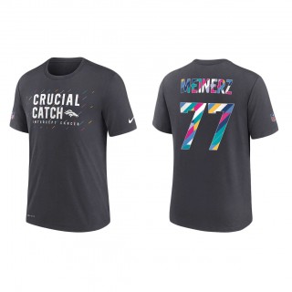 Quinn Meinerz Denver Broncos Nike Charcoal 2021 NFL Crucial Catch Performance T-Shirt