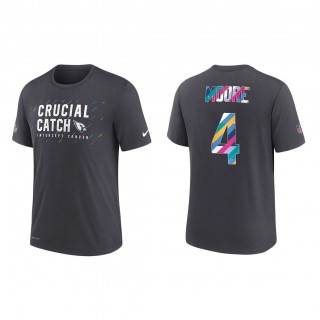 Rondale Moore Arizona Cardinals Nike Charcoal 2021 NFL Crucial Catch Performance T-Shirt