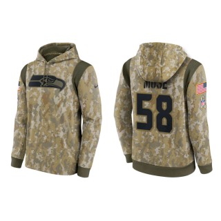 Men's Tanner Muse Seattle Seahawks Camo 2021 Salute To Service Therma Hoodie