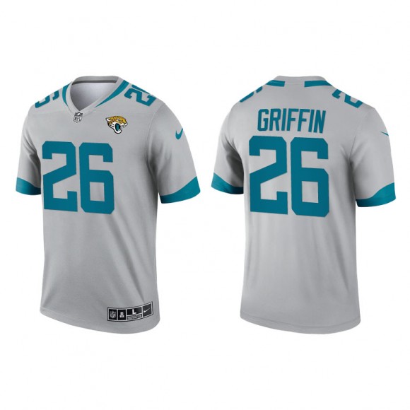 Shaquill Griffin Silver 2021 Inverted Legend Jaguars Jersey