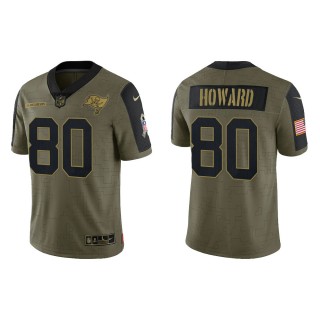 Men's O.J. Howard Tampa Bay Buccaneers Olive 2021 Salute To Service Limited Jersey