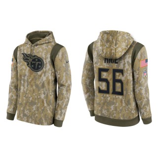 Men's Monty Rice Tennessee Titans Camo 2021 Salute To Service Therma Hoodie