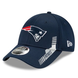 Toddler New England Patriots Navy 2021 NFL Sideline Home 9FORTY Snapback Hat