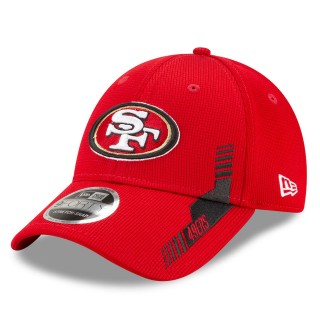 Toddler San Francisco 49ers Scarlet 2021 NFL Sideline Home 9FORTY Snapback Hat