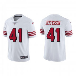 Tony Jefferson White Color Rush Limited 49ers Jersey