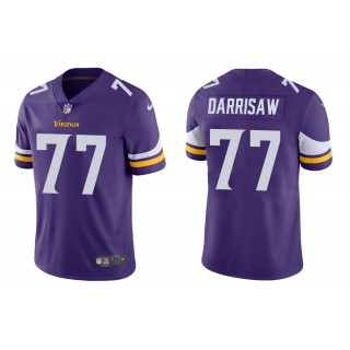 Men's Christian Darrisaw Minnesota Vikings Purple 2021 NFL Draft Jersey