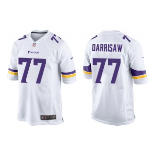 Men's Christian Darrisaw Minnesota Vikings White 2021 NFL Draft Jersey