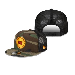 Washington Football Camo Woodland Trucker 2.0 9FIFTY Hat