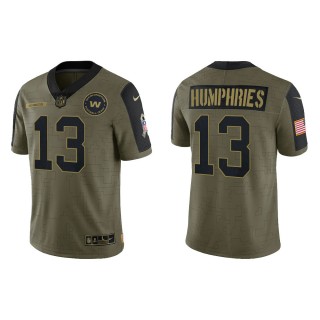 Men's Adam Humphries Washington Football Team Olive 2021 Salute To Service Limited Jersey