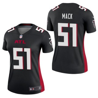 Women's Atlanta Falcons Alex Mack Black Legend Jersey
