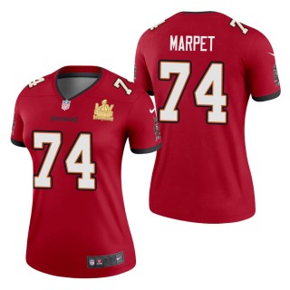 Women's Tampa Bay Buccaneers Ali Marpet Red Super Bowl LV Champions Jersey