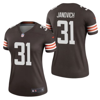 Women's Cleveland Browns Andy Janovich Brown Legend Jersey
