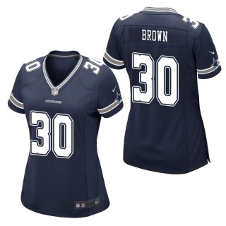 Women's Dallas Cowboys Anthony Brown Navy Game Jersey