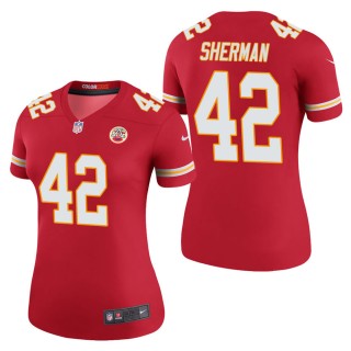 Women's Kansas City Chiefs Anthony Sherman Red Color Rush Legend Jersey