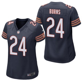 Women's Chicago Bears Artie Burns Navy Game Jersey