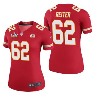 Women's Kansas City Chiefs Austin Reiter Red Super Bowl LV Jersey