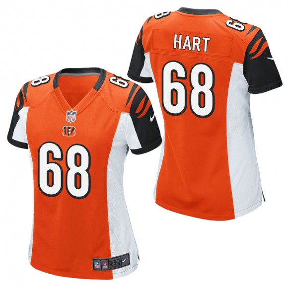 Women's Cincinnati Bengals Bobby Hart Orange Game Jersey