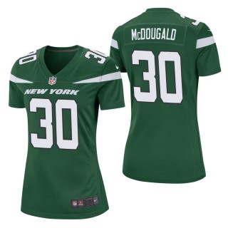 Women's New York Jets Bradley McDougald Green Game Jersey