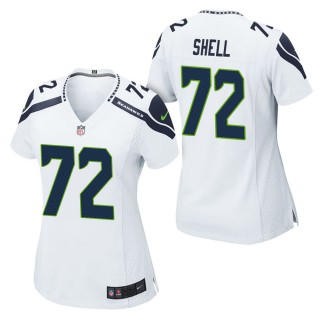 Women's Seattle Seahawks Brandon Shell White Game Jersey