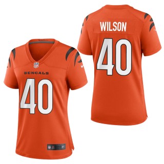 Women's Cincinnati Bengals Brandon Wilson Orange 2021 Game Jersey