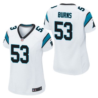 Women's Carolina Panthers Brian Burns White Game Jersey