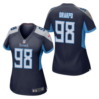 Women's Tennessee Titans Brian Orakpo Navy Game Jersey