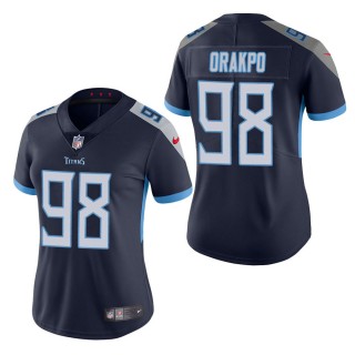 Women's Tennessee Titans Brian Orakpo Navy Vapor Untouchable Limited Jersey