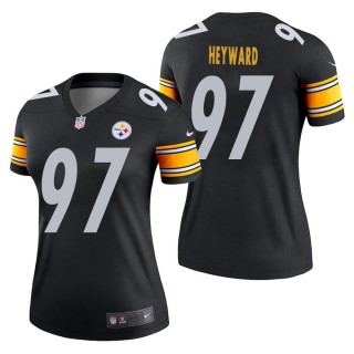 Women's Pittsburgh Steelers Cameron Heyward Black Legend Jersey