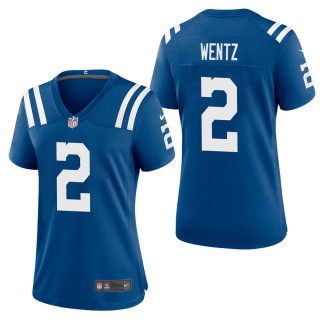 Women's Indianapolis Colts Carson Wentz Royal Game Jersey