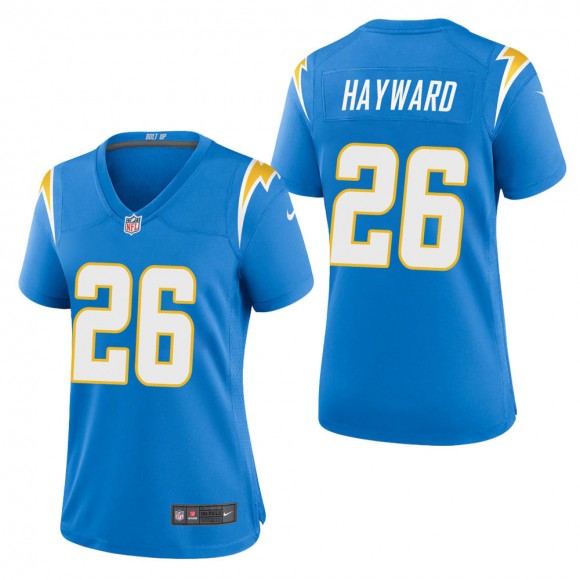 Women's Los Angeles Chargers Casey Hayward Powder Blue Game Jersey