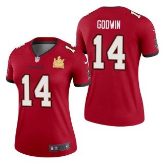 Women's Tampa Bay Buccaneers Chris Godwin Red Super Bowl LV Champions Jersey