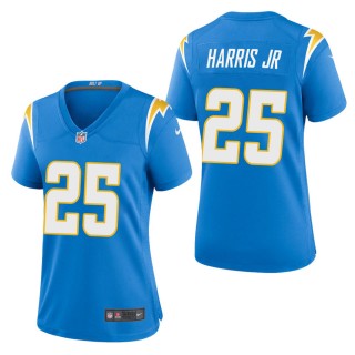 Women's Los Angeles Chargers Chris Harris Jr Powder Blue Game Jersey