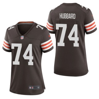Women's Cleveland Browns Chris Hubbard Brown Game Jersey