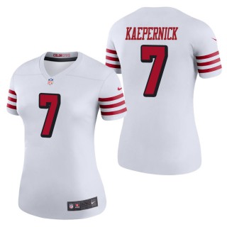 Women's San Francisco 49ers Colin Kaepernick White Color Rush Legend Jersey