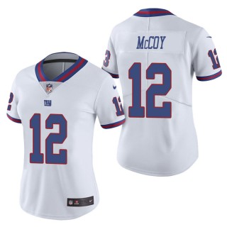 Women's New York Giants Colt McCoy White Color Rush Limited Jersey