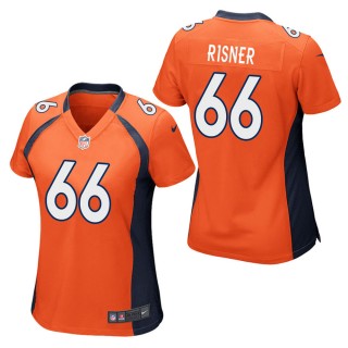 Women's Denver Broncos Dalton Risner Orange Game Jersey