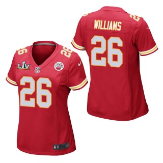 Women's Kansas City Chiefs Damien Williams Red Super Bowl LV Jersey
