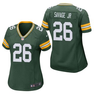Women's Green Bay Packers Darnell Savage Jr. Green Game Jersey
